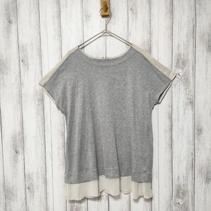 レナウン ensuite (L) レイヤード風 カットソー リヨセル混