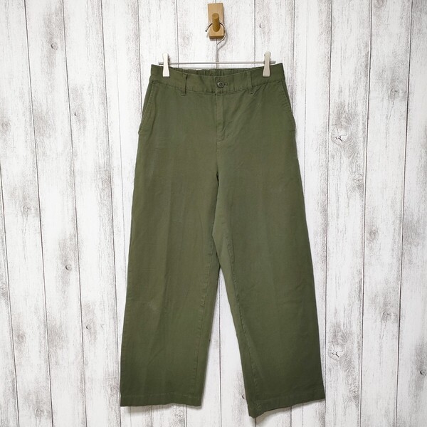 無印良品 muji (M) ストレッチ チノ ワイドパンツ