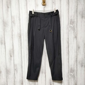 ROPE ロペ サイズ38 ベルト付き テーパードパンツ 裾ゴムあり ストレッチ