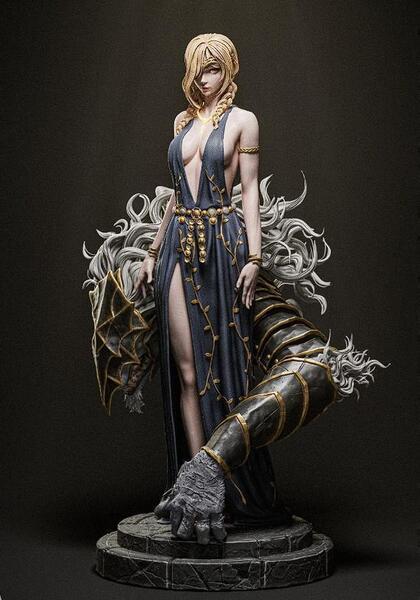 1/9 マリカ 未塗装未組立 Elden Ring フィギュア ガレージキット ガレキ ゲームキャラ 人気ゲーム 神人 女王 人気キャラ