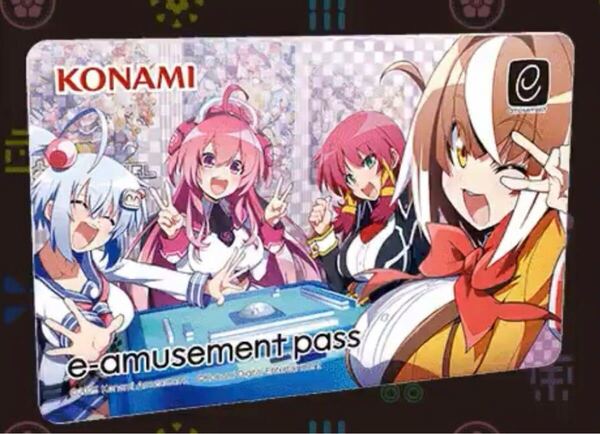 メタリック e-amusement passカード スペシャルガールズVer. コナクレ SOUND VOLTEX SDVX ボンバーガール QMA 麻雀ファイトガール