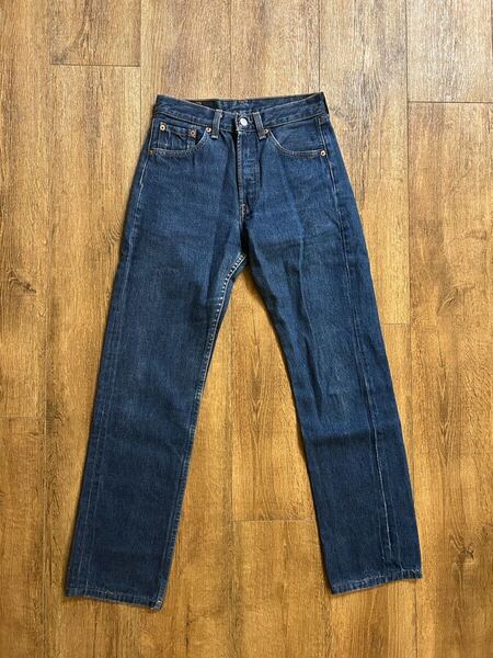 濃紺W28!90'sUSA製 LEVI'S 501xxリーバイス デニムジーンズ