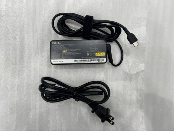 【NEC】 純正 TYPE-C ACアダプタ ADP011 ADLX45YDC2E 20V 2.25A/15V 3A/9V 2A/5V 2A 45W (TypeC) 送料無料