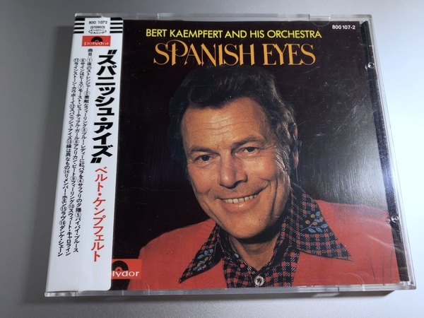 シール帯 国内仕様西独盤 / 初期赤盤 Bert Kaempfert And His Orchestra / Spanish Eyes Made in West Germany 全面アルミ蒸着CD