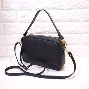 ★新品★日本製★牛革★スクエア・フォルム★2WAY★斜め掛けショルダーバッグ★お財布ポシェット★スマホポケット★クロ色★超軽量★
