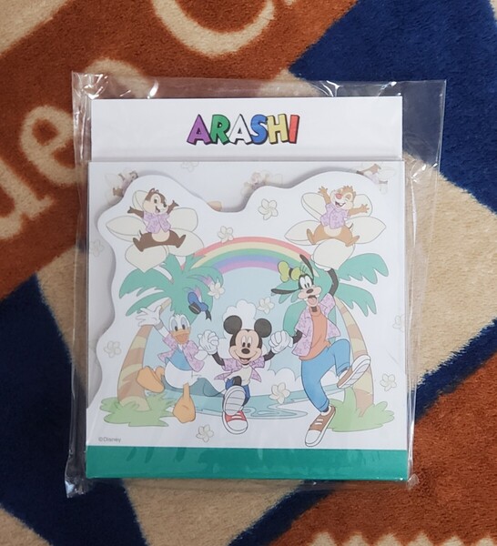 嵐を旅する展覧会 グッズ Disneyコラボ ダイカットメモ帳