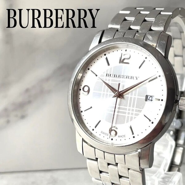 稼動品 Burberry バーバリー メンズ デイト ラウンド 腕時計
