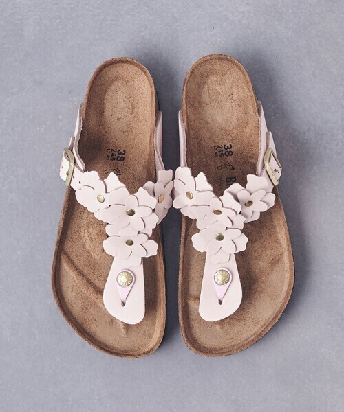 UNITED ARROWS 別注 BIRKENSTOCK GIZEH FLW ユナイテッドアローズ ビルケンシュトック ギゼ フラワー ピンク サイズ35 新品