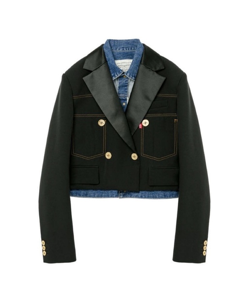 Levi's × sacai WOMEN'S Denim x Matelasse Twill Jacket リーバイス サカイ サイズ2 新品