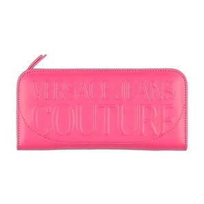 VERSACE JEANS COUTURE ヴェルサーチジーンズクチュール ピンク 長財布 ※ご購入から発送まで約1週間