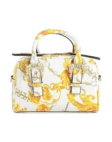 VERSACE JEANS COUTURE ヴェルサーチジーンズクチュール ハンドバッグ ショルダーバッグ ホワイト 75VA4BFS ZS807 ※発送まで約1週間前後