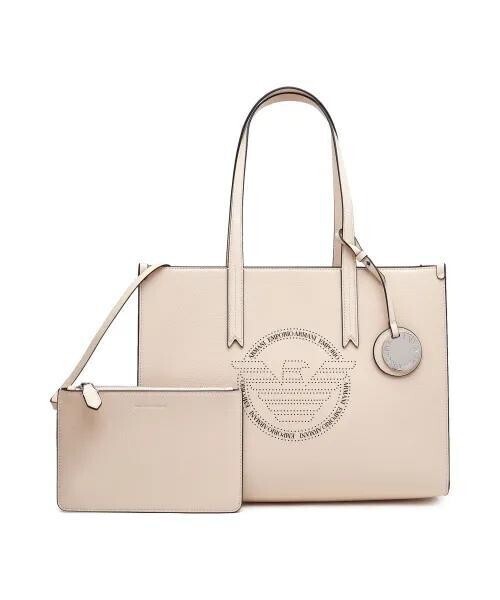 EMPORIO ARMANI エンポリオアルマーニ ハンドバッグ ベージュ ※ご購入から発送まで約1週間前後