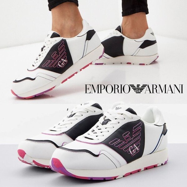 EMPORIO ARMANI エンポリオアルマーニ スニーカー 37サイズ ホワイト ※ご購入から発送まで約1週間前後