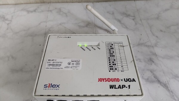 S2627 JOYSOUNDxUGA/無線LAN アクセスポイント/WLAP-1/ジョイサウンド 通電OK その他詳細動作未確認 現状品 送料無料