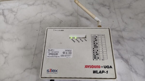 S2629 JOYSOUNDxUGA/無線LAN アクセスポイント/WLAP-1/ジョイサウンド 通電OK その他詳細動作未確認 現状品 送料無料
