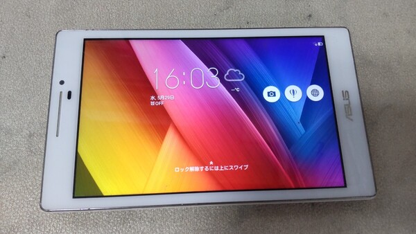 S2749 ASUS Tablet P01W Wi-Fiモデル Android タブレット エイスースー 簡易動作確認&簡易清掃&初期化OK 送料無料 現状品