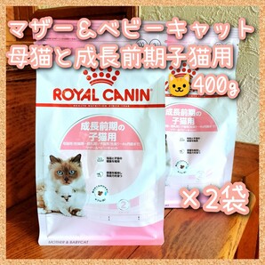 ロイヤルカナン マザー&ベビーキャット 母猫と成長前期子猫用 400g×2袋 ac
