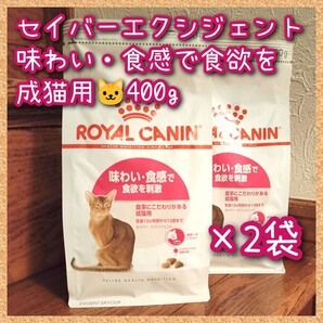 ロイヤルカナン 猫 セイバーエクシジェント 味わい・食感で食欲を 400g×2袋 ac