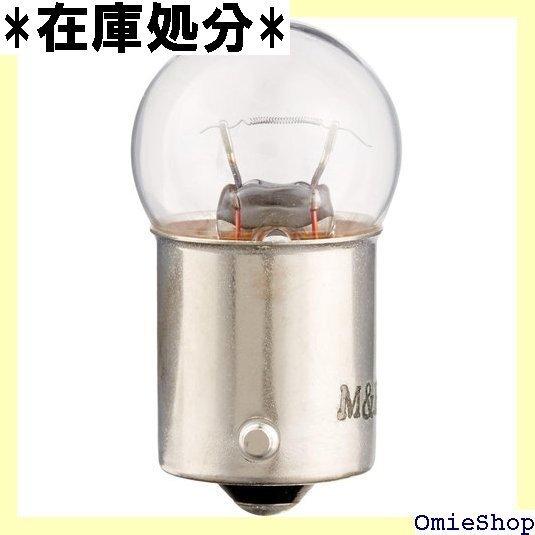 M&Hマツシマ 電球 6V15W クリアー G18 BA15S 1個入 1P5009 ライト バルブ 41