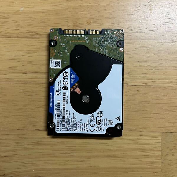 WD20SPZX Western Digital 2TB HDD 使用時間287時間