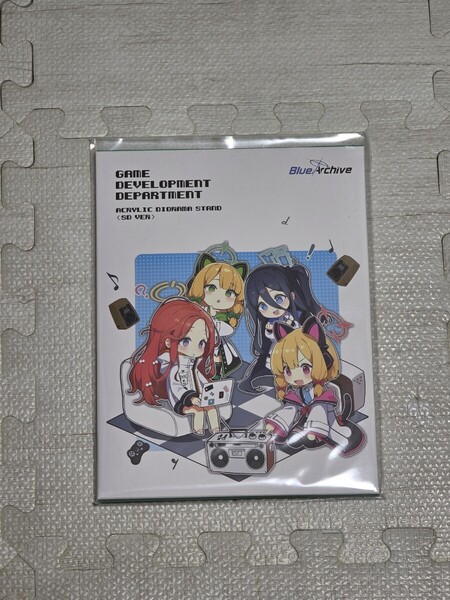 【韓国版 公式グッズ】ブルーアーカイブ ゲーム開発部 SDジオラマ アクスタ