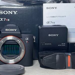 ◆極美品◆SONY ソニー α7RIII ILCE-7RM3 ミラーレス一眼カメラ ボディ 32GBメモリ 予備バッテリー 元箱