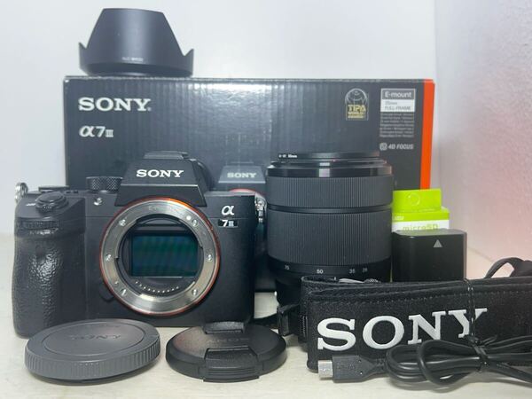 ◆美品◆SONY ソニー ILCE-7M3 α7III FE 28-70mm f:3.5-5.6 OSS ミラーレス一眼 32GBメモリ
