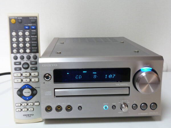 【動作品】ONKYO(オンキョー)CR-D1LTD 限定版 CD/FMチューナーデジタルアンプ★ピックアップ&トレイベルト新品・リモコンRC-659Sつき★