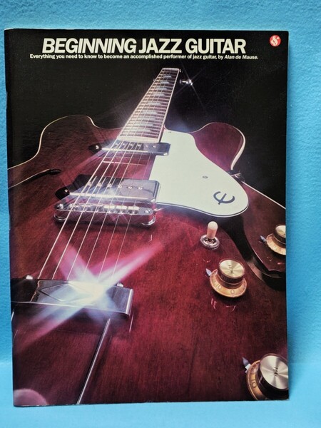 【送料込】Beginning jazz guitar アラン・ド・モース ジャズギター入門/音楽/本/楽譜/スコア/海外/練習/初心者/入門書/教本/演奏/1984年