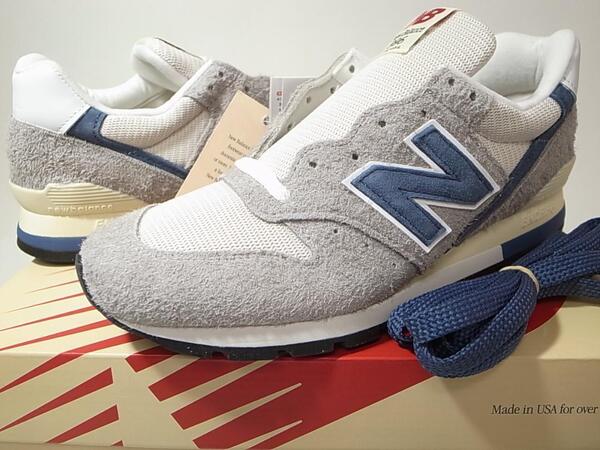 【送料無料 即決】NEW BALANCE USA製 U996TE GREY DAY 29cm US11 新品 グレーxネイビー 灰色 GRAY NAVYヘアリースウェード米国製アメリカ製