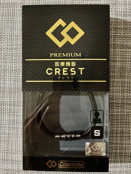 【PREブラックSサイズ】コラントッテ ネックレス CREST(プレミアムブラック)S