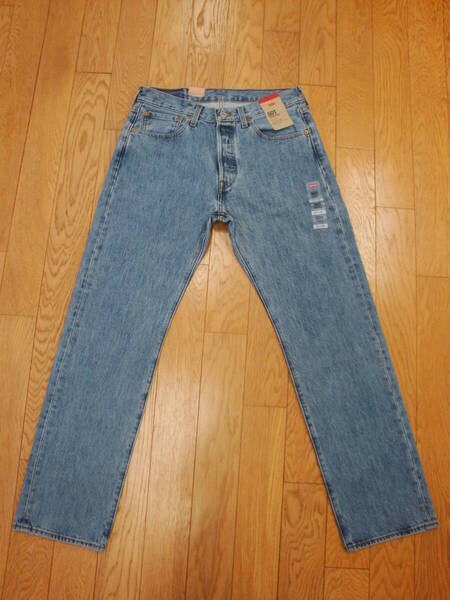 送料無料 新品 リーバイス Levi's 501 00501-0134 W31L30 USAライン 綿100%デニム ジーンズ ライトストーンウォッシュ light stone wash