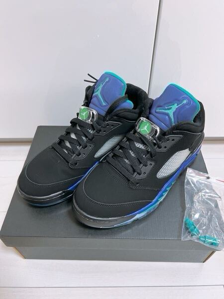 希少 新品 NIKE AIR JORDAN 5 LOW GOLF BLACK GRAPE ナイキ エアジョーダン 5 ロー ゴルフ シューズ ブラック グレープ 27cm