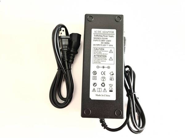 ACアダプター 12V10A 120W コード全長200㎝ 追加1個1500円 管理番号7532