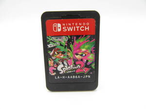 スイッチソフト◆任天堂 スイッチ【スプラトゥーン2】ソフトのみ NINTENDO SWITCH 動作確認済 中古品●3801