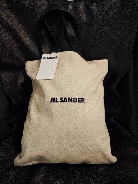 良品 ジルサンダー Jil Sander トートバッグ バッグ BAG レザーハンドル 人気ロゴ