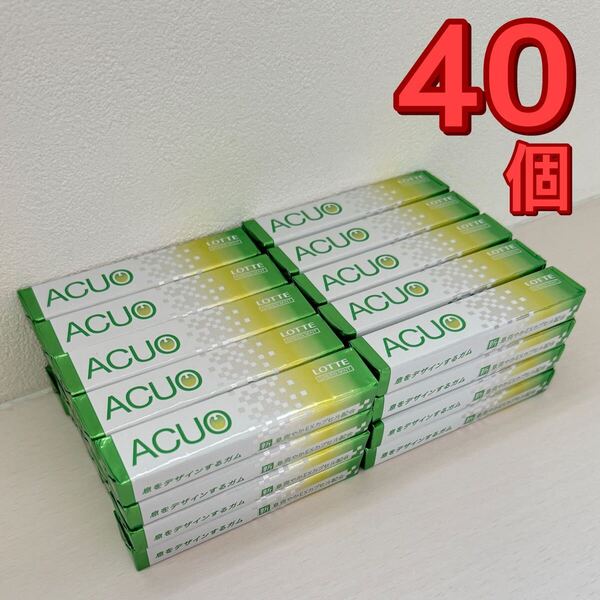 ロッテ LOTTE アクオ ACUO グリーンミント 40個