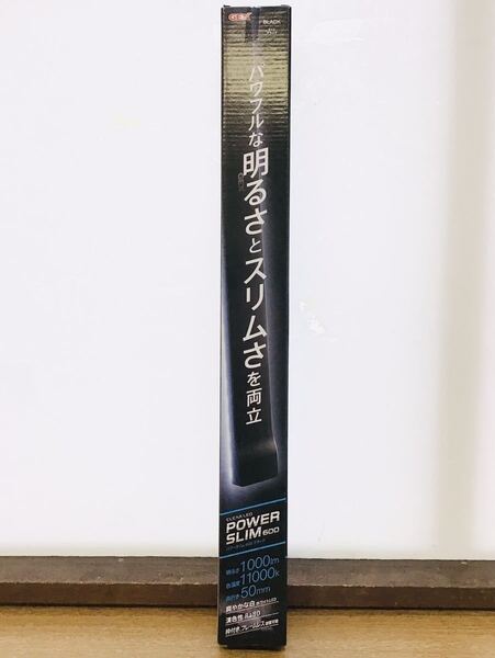 GEX クリアLED POWER SLIM 600 ブラック 新品 ③995 パワフルな明るさとスリムを両立した60㎝水槽用LEDライト 新製品 4972547036995