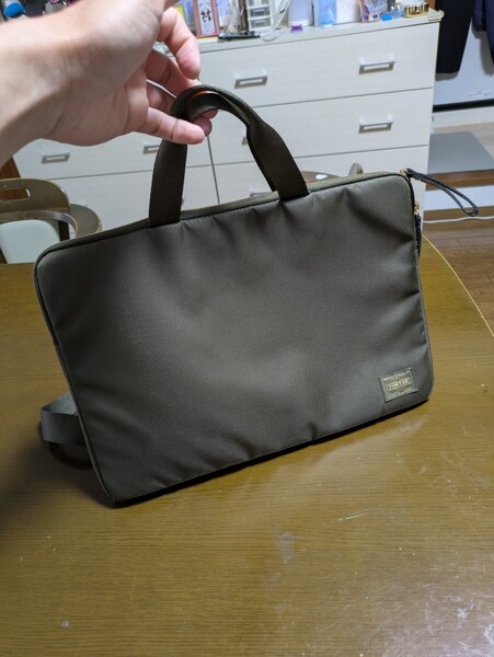 【美品】定価26,400円 PORTER ポーター シア ビジネスバッグ ブリーフケース 2way 日本製 PC入れ iPad入れ