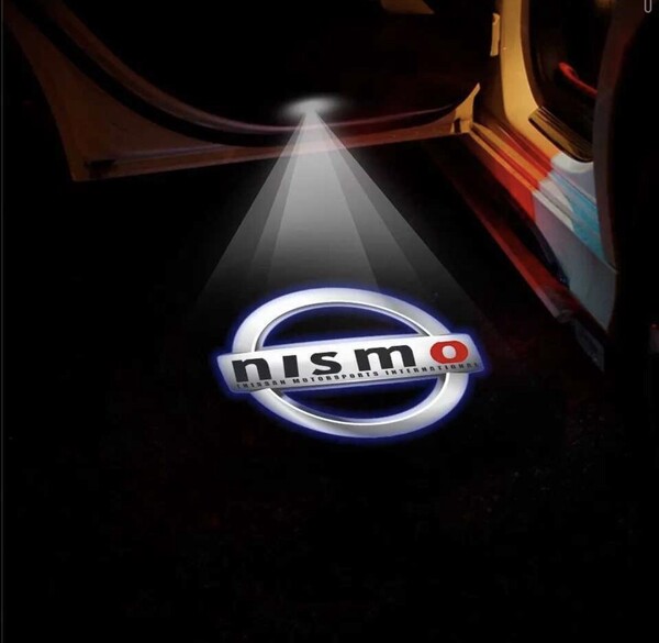 ☆送料無料☆ E52 エルグランド ロゴ カーテシ ランプ 日産 ニスモ LED ドア