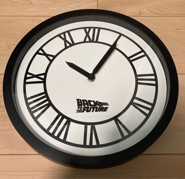 新品未使用 箱付 映画 BTTF BACK TO THE FUTURE バックトゥザフューチャー 40周年 HILL VALLEY WALL CLOCK 限定 壁掛け時計 2105334929008