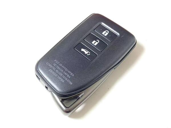 ★新品即納 レクサス キーケース 3ボタン LX RX NX LS GS IS RC スマートキー用キーケース 新品メカニカルキー付 スペアキー