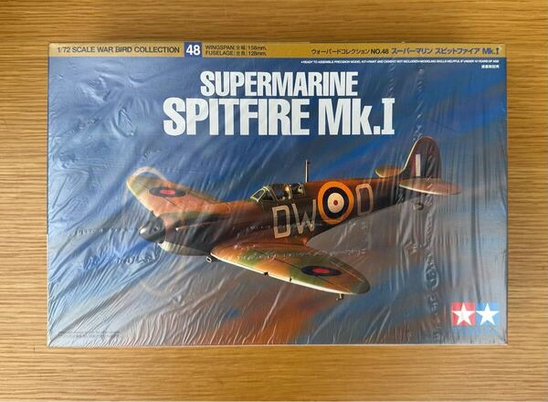 新品 TAMIYA 田宮模型 タミヤ スーパーマリン スピットファイア Mk.I 1/72 ウォーバードコレクション NO.48 60748-1000
