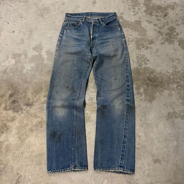 希少 60s Levi's 501 BigE ヴィンテージ デニム パンツ リーバイス ビッグイー ストレートデニム ジーンズ USA製 50s 501Xx タイプ物 S