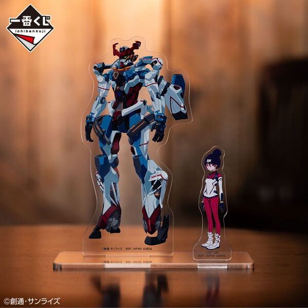 【新品・未開封】一番くじ 機動戦士Gundam GQuuuuuuXジークアクス vol.2 B賞 マチュ&GQuuuuuuXジークアクス ビジュアルスタンド