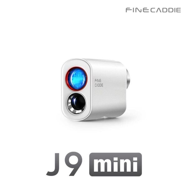 【ホワイト】J9 mini ファインキャディ 3点間測定 FINECADDIE ゴルフ 距離計 レーザー距離計