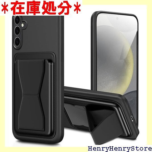 Galaxy S25 5G ケース カード収納 スタン マホケース バンド付き スタンド機能 耐久 滑り止め 黑 2827