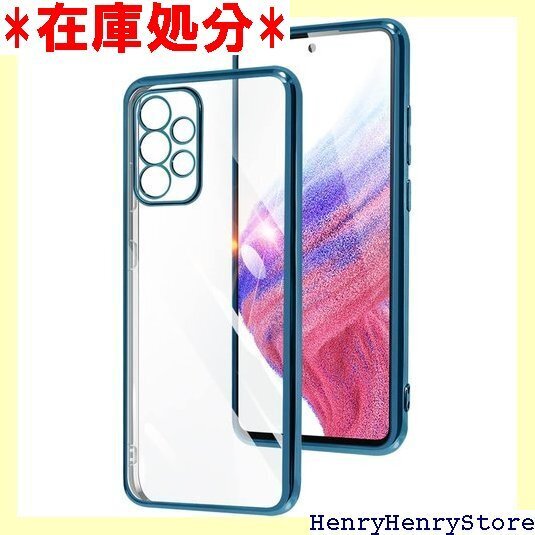 Galaxy A53 5G ケース クリア 青 SC- トケース 人気 保護カバー galaxy a53 ブルー 704
