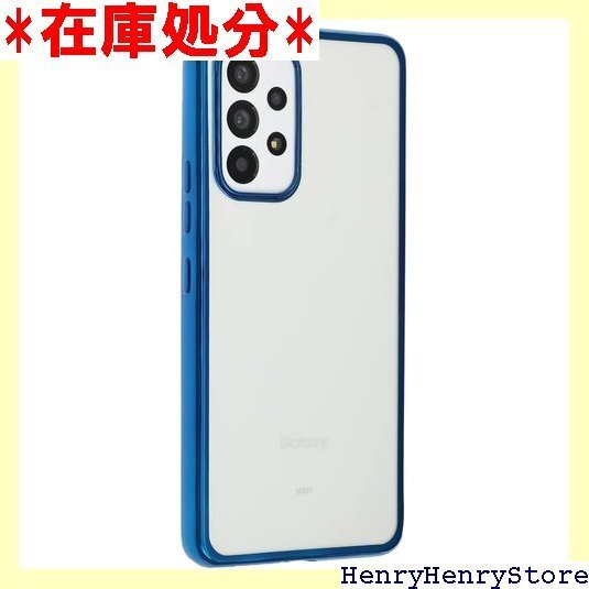 Galaxy A53 5G ケース TPU color o au Uqmobile ブルー A759GA53BL 775