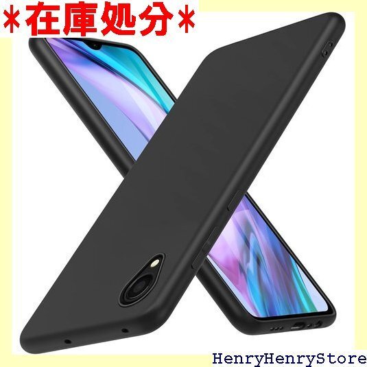 Galaxy A22 5G ケースシリコン 薄型 tp り止め 柔軟性 擦り傷防止 黒 N412-Aa22-01 805